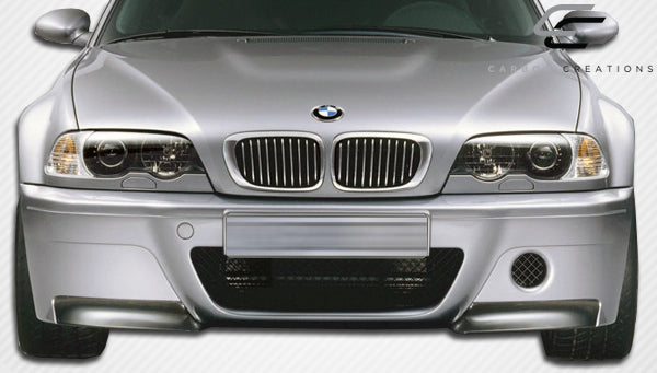 2001-2006 BMW M3 E46 Carbon Creations CSL Look Body Kit - 2 Piece - Includes Carbon Creations CSL Look Front Bumper Cover (105346) CSL Look Rear Diffuser (105347)