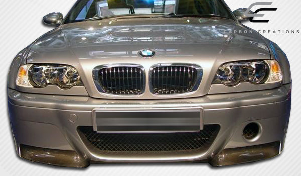 2001-2006 BMW M3 E46 Carbon Creations CSL Look Body Kit - 2 Piece - Includes Carbon Creations CSL Look Front Bumper Cover (105346) CSL Look Rear Diffuser (105347)