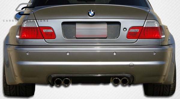 2001-2006 BMW M3 E46 2DR Carbon Creations CSL Look Rear Diffuser - 1 Piece