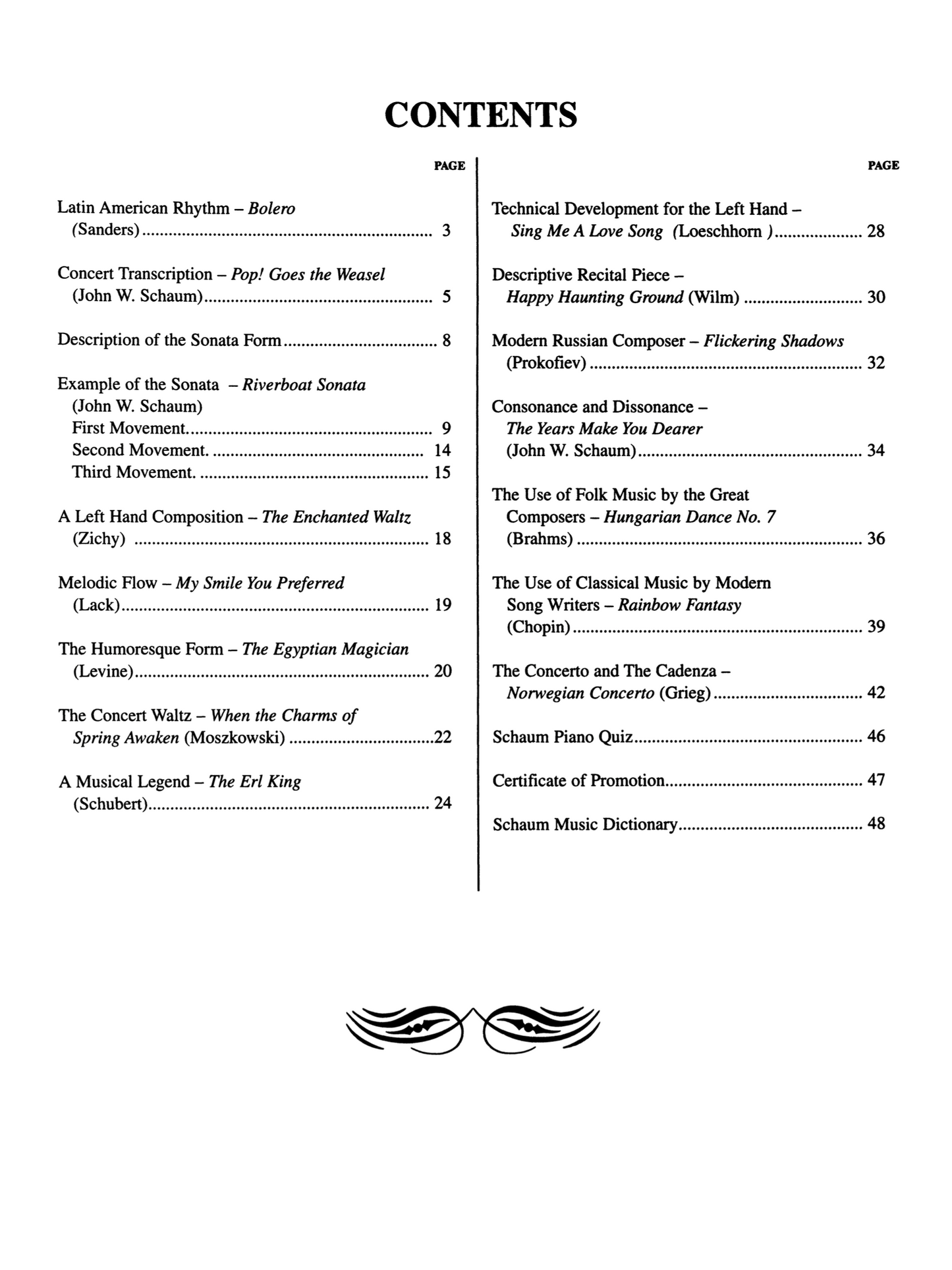 John W Schaum Piano Course - G - The Amber Book