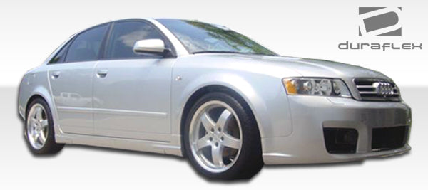 2002-2005 Audi A4 B6 Duraflex OTG Body Kit - 4 Piece - Includes OTG Front Bumper Cover (103223) OTG Rear Under Spoiler Air Dam (102245) and OTG Side Skirts Rocker Panels (103224)