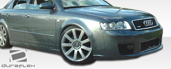 2002-2005 Audi A4 B6 Duraflex OTG Body Kit - 4 Piece - Includes OTG Front Bumper Cover (103223) OTG Rear Under Spoiler Air Dam (102245) and OTG Side Skirts Rocker Panels (103224)