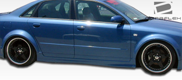 2002-2008 Audi A4 B6 B7 S4 4DR Wagon Duraflex R-1 Side Skirts Rocker Panels - 2 Piece