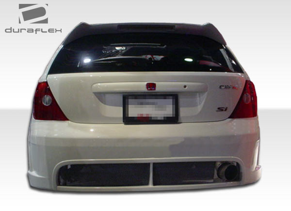 2002-2005 Honda Civic Si HB Duraflex JDM Buddy Body Kit - 4 Piece - Includes JDM Buddy Front Bumper Cover (100443) JDM Buddy Rear Bumper Cover (100444) JDM Buddy Side Skirts Rocker Panels (100445)