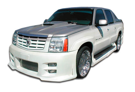 2002-2006 Cadillac Escalade EXT ESV Duraflex Platinum Body Kit - 4 Piece - Includes Platinum Front Bumper Cover (100331) Platinum Rear Bumper Cover (100334) Platinum Side Skirts Rocker Panels (100335)
