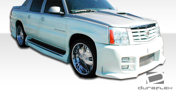 2002-2006 Cadillac Escalade Duraflex Platinum Body Kit - 4 Piece - Includes Platinum Front Bumper Cover (100331) Platinum Rear Bumper Cover (100332) Platinum Side Skirts Rocker Panels (100333)