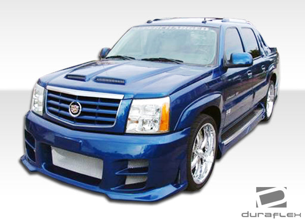 2002-2006 Cadillac Escalade Duraflex Platinum Body Kit - 4 Piece - Includes Platinum Front Bumper Cover (100331) Platinum Rear Bumper Cover (100332) Platinum Side Skirts Rocker Panels (100333)
