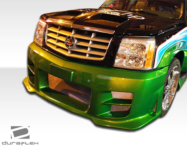 2002-2006 Cadillac Escalade Duraflex Platinum Body Kit - 4 Piece - Includes Platinum Front Bumper Cover (100331) Platinum Rear Bumper Cover (100332) Platinum Side Skirts Rocker Panels (100333)
