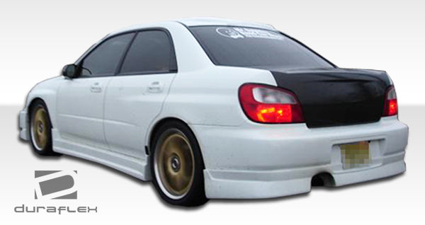 2002-2003 Subaru Impreza WRX STI 4DR Duraflex STI Look Body Kit - 4 Piece - Includes STI Look Front Bumper Cover (109047) C-Speed Rear Lip Under Spoiler Air Dam (100390) STI Look Side Skirts Rocker Panels (103187)