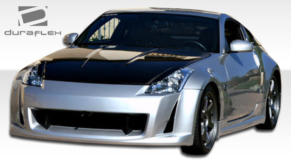 2003-2008 Nissan 350Z Z33 Duraflex AM-S Body Kit - 4 Piece - Includes AMS Front Bumper Cover (104984) AMS Side Skirts Rocker Panels (104985) AMS Rear Lip Under Spoiler Air Dam (104986)