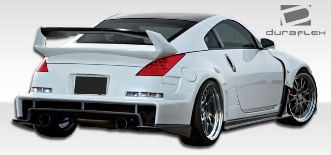 2003-2008 Nissan 350Z Z33 Duraflex AM-S Wide Body Side Skirts Rocker Panels - 2 Piece