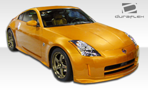 2003-2008 Nissan 350Z Z33 Duraflex N1 Body Kit - 5 Piece - Includes N-1 Front Bumper Cover (100495) N-1 Rear Add On Bumper Spat Extensions (100496) N-1 Side Skirts Rocker Panels (100497)