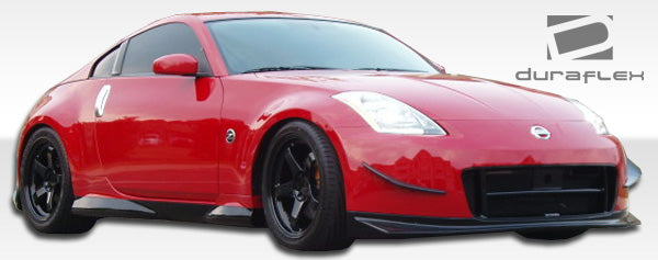 2003-2008 Nissan 350Z Z33 Duraflex N1 Body Kit - 5 Piece - Includes N-1 Front Bumper Cover (100495) N-1 Rear Add On Bumper Spat Extensions (100496) N-1 Side Skirts Rocker Panels (100497)