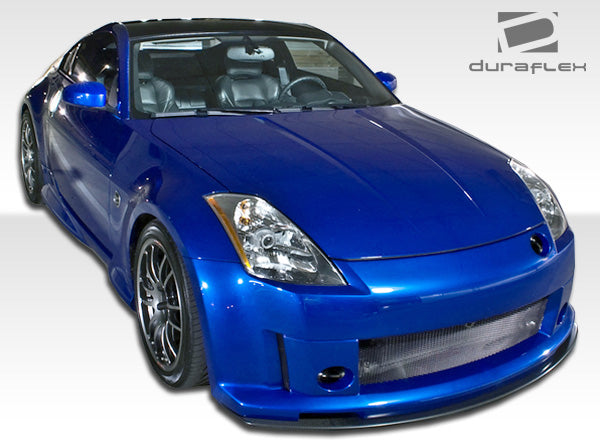 2003-2008 Nissan 350Z Z33 Duraflex N1 Body Kit - 5 Piece - Includes N-1 Front Bumper Cover (100495) N-1 Rear Add On Bumper Spat Extensions (100496) N-1 Side Skirts Rocker Panels (100497)