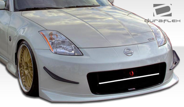 2003-2008 Nissan 350Z Z33 Duraflex N-2 Body Kit - 5 Piece - Includes N-2 Front Bumper (104988) N-1 Side Skirts Rocker Panels (100497) N-1 Rear Add On Bumper Spat Extensions (100496)