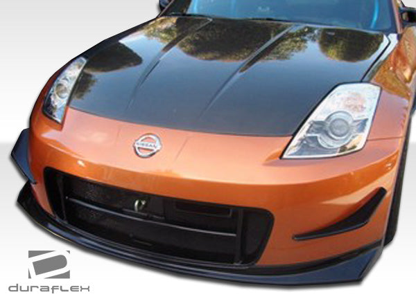 2003-2008 Nissan 350Z Z33 Duraflex N-2 Body Kit - 5 Piece - Includes N-2 Front Bumper (104988) N-1 Side Skirts Rocker Panels (100497) N-1 Rear Add On Bumper Spat Extensions (100496)