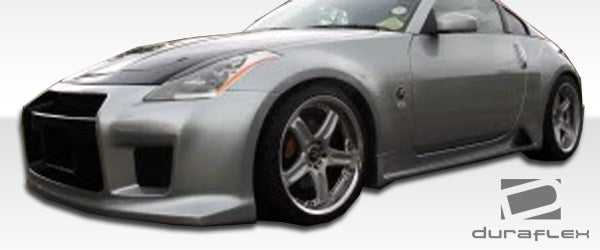 2003-2008 Nissan 350Z Z33 Duraflex R35 Body Kit - 4 Piece - Includes R35 Front Bumper Cover (106029) R35 Side Skirts Rocker Panels (106030) R35 Rear Bumper Cover (106031)