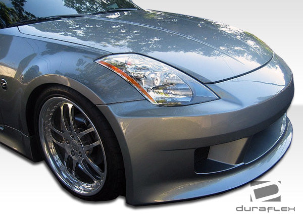 2003-2008 Nissan 350Z Z33 Duraflex V-Speed Body Kit - 4 Piece - Includes V-peed Front Bumper Cover (105646) V-Speed Side Skirts Rocker Panels (105647) V-Speed Rear Bumper Cover (105648)
