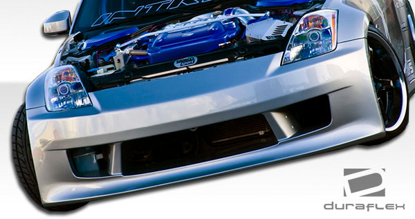 2003-2008 Nissan 350Z Z33 Duraflex V-Speed Body Kit - 4 Piece - Includes V-peed Front Bumper Cover (105646) V-Speed Side Skirts Rocker Panels (105647) V-Speed Rear Bumper Cover (105648)