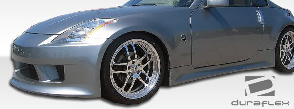 2003-2008 Nissan 350Z Z33 Duraflex V-Speed Body Kit - 4 Piece - Includes V-peed Front Bumper Cover (105646) V-Speed Side Skirts Rocker Panels (105647) V-Speed Rear Bumper Cover (105648)
