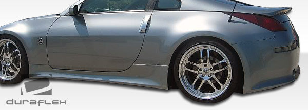 2003-2008 Nissan 350Z Z33 Duraflex V-Speed Body Kit - 4 Piece - Includes V-peed Front Bumper Cover (105646) V-Speed Side Skirts Rocker Panels (105647) V-Speed Rear Bumper Cover (105648)