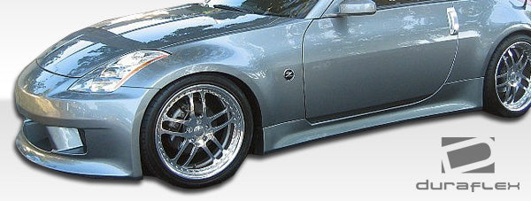 2003-2008 Nissan 350Z Z33 Duraflex V-Speed Side Skirts Rocker Panels - 2 Piece