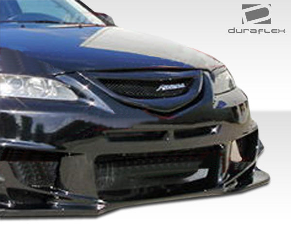 2003-2008 Mazda 6 Duraflex Bomber Body Kit - 4 Piece - Includes Bomber Front Bumper Cover (103304) Bomber Rear Bumper Cover (103305) Bomber Side Skirts Rocker Panels (103306)