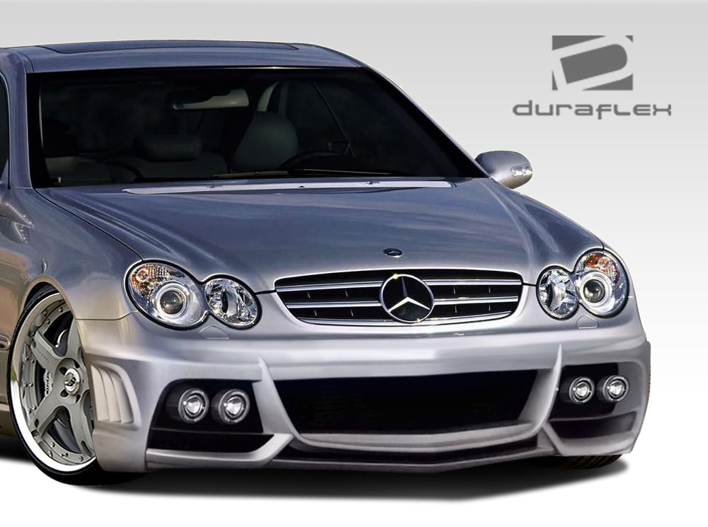2003-2009 Mercedes CLK W209 Duraflex W-1 Body Kit - 4 Piece - Includes W-1 Front Bumper Cover (107684) AMG Style Side Skirts Rocker Panels (103086) AMG Style Rear Bumper Cover (103087)