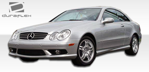 2003-2009 Mercedes CLK W209 Duraflex AMG Body Kit - 4 Piece - Includes AMG Style Front Bumper Cover (103085) AMG Style Rear Bumper Cover (103087) AMG Style Side Skirts Rocker Panels (103086)