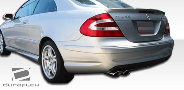 2003-2009 Mercedes CLK W209 Duraflex W-1 Body Kit - 4 Piece - Includes W-1 Front Bumper Cover (107684) AMG Style Side Skirts Rocker Panels (103086) AMG Style Rear Bumper Cover (103087)