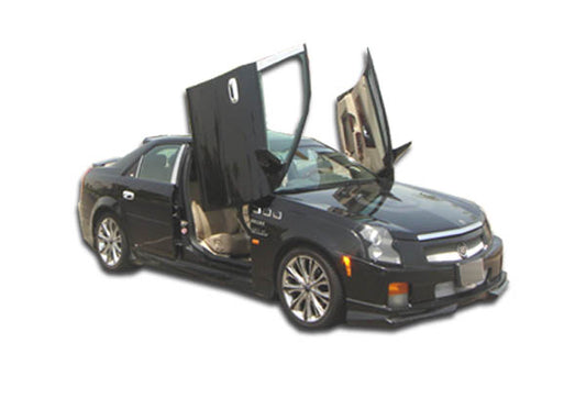 2003-2007 Cadillac CTS Duraflex Platinum Body Kit - 4 Piece - Includes Platinum Front Bumper Cover (100425) Platinum Rear Bumper Cover (100426) Platinum Side Skirts Rocker Panels (100427)