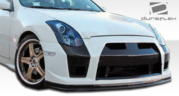 2003-2007 Infiniti G Coupe G35 Duraflex GT-R Body Kit - 4 Piece - Includes GT-R Front Bumper Cover (104358) K-1 Rear Bumper Cover (100466) K-1 Side Skirts Rocker Panels (100467)