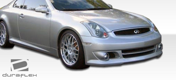 2003-2007 Infiniti G Coupe G35 Duraflex TS-1 Body Kit - 4 Piece - Includes TS-1 Front Bumper Cover (100469) K-1 Rear Bumper Cover (100466) K-1 Side Skirts Rocker Panels (100467)