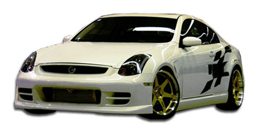 2003-2007 Infiniti G Coupe G35 Duraflex TS-1 Body Kit - 4 Piece - Includes TS-1 Front Bumper Cover (100469) K-1 Rear Bumper Cover (100466) K-1 Side Skirts Rocker Panels (100467)