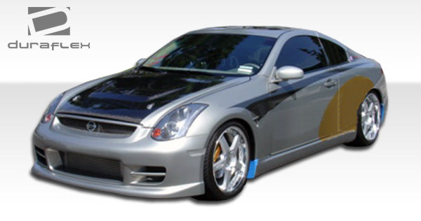 2003-2007 Infiniti G Coupe G35 Duraflex TS-1 Body Kit - 4 Piece - Includes TS-1 Front Bumper Cover (100469) K-1 Rear Bumper Cover (100466) K-1 Side Skirts Rocker Panels (100467)
