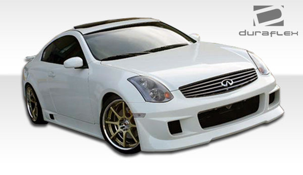 2003-2007 Infiniti G Coupe G35 Duraflex Type G Body Kit - 4 Piece - Includes Type G Front Bumper Cover (100460) I-Spec Rear Lip Under Spoiler Air Dam (100462) I-Spec Side Skirts Rocker Panels (100463)