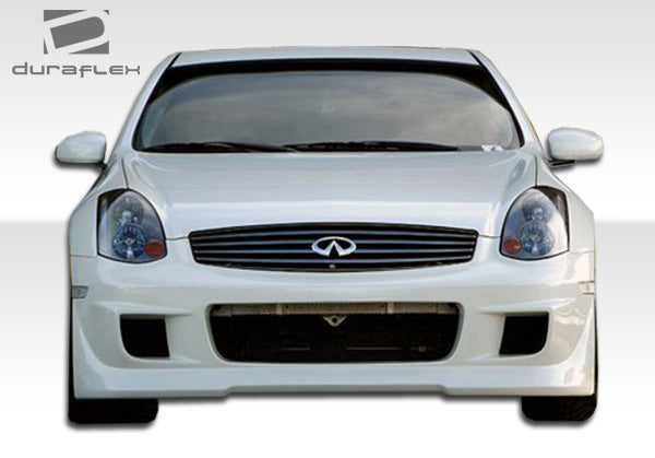 2003-2007 Infiniti G Coupe G35 Duraflex Type G Body Kit - 4 Piece - Includes Type G Front Bumper Cover (100460) I-Spec Rear Lip Under Spoiler Air Dam (100462) I-Spec Side Skirts Rocker Panels (100463)