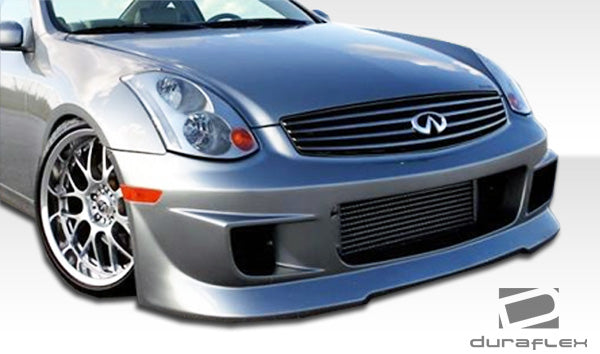 2003-2007 Infiniti G Coupe G35 Duraflex Type G Body Kit - 4 Piece - Includes Type G Front Bumper Cover (100460) I-Spec Rear Lip Under Spoiler Air Dam (100462) I-Spec Side Skirts Rocker Panels (100463)