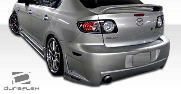 2004-2008 Mazda 3 4DR Duraflex B-2 Body Kit - 4 Piece - Includes B-2 Front Bumper Cover (100562) B-2 Rear Bumper Cover (100563) B-2 Side Skirts Rocker Panels (100564)