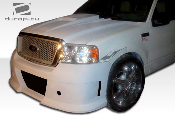 2004-2008 Ford F-150 Duraflex Platinum Body Kit - 6 Piece - Includes Platinum Front Bumper Cover (102260) Platinum Rear Bumper Cover (102262) Platinum Side Skirts Rocker Panels (102261)