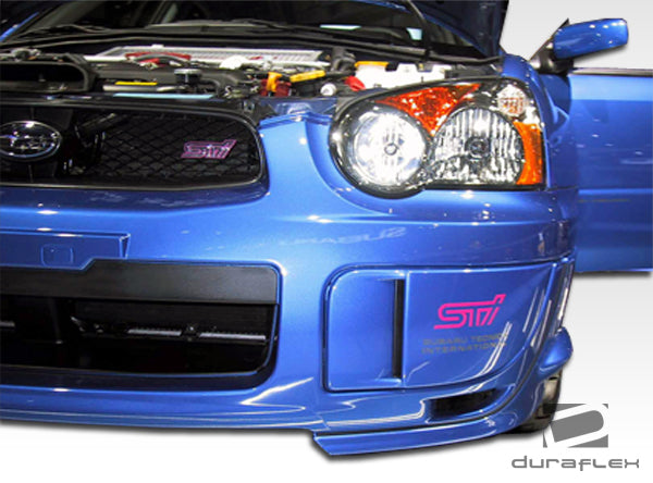 2004-2005 Subaru Impreza WRX STI Duraflex STI Look Front Bumper Cover - 1 Piece