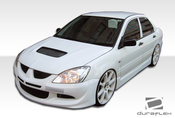 2004-2007 Mitsubishi Lancer Duraflex Evo 8 Body Kit - 4 Piece - Includes Evo 8 Front Bumper Cover (103716) Walker Rear Bumper Cover (100576) Walker Side Skirts Rocker Panels (100577)