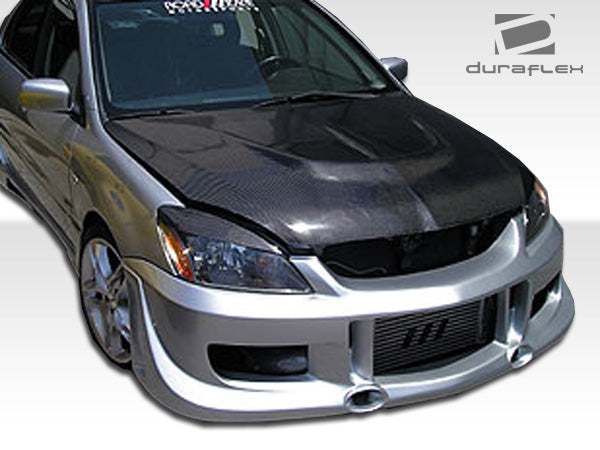 2004-2007 Mitsubishi Lancer Duraflex G-Speed Body Kit - 4 Piece - Includes G-Speed Front Bumper Cover (103976) Walker Side Skirts Rocker Panels (100577) Walker Rear Bumper Cover (100576)