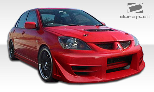 2004-2007 Mitsubishi Lancer Duraflex G-Speed Body Kit - 4 Piece - Includes G-Speed Front Bumper Cover (103976) Walker Side Skirts Rocker Panels (100577) Walker Rear Bumper Cover (100576)