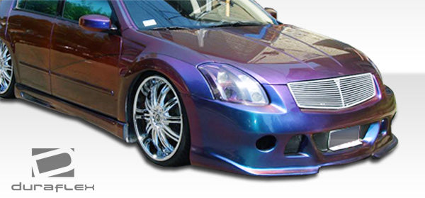 2007-2008 Nissan Maxima Duraflex VIP Body Kit - 4 Piece - Includes VIP Front Bumper Cover (108061) VIP Side Skirts Rocker Panels (100594) VIP Rear Bumper Cover (100593)