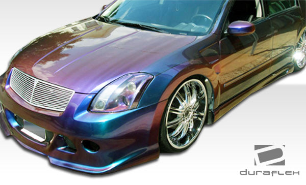 2007-2008 Nissan Maxima Duraflex VIP Body Kit - 4 Piece - Includes VIP Front Bumper Cover (108061) VIP Side Skirts Rocker Panels (100594) VIP Rear Bumper Cover (100593)