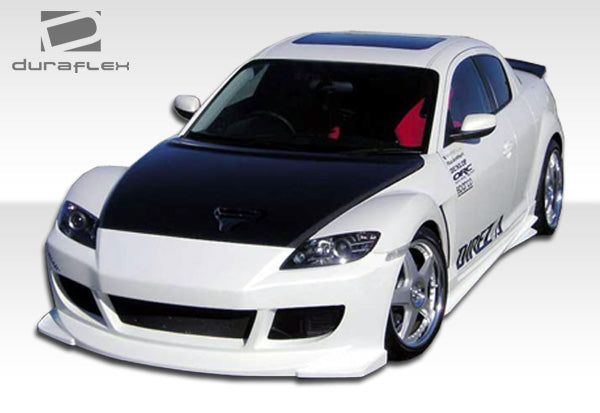 2004-2008 Mazda RX-8 Duraflex Velocity Body Kit - 4 Piece - Includes Velocity Front Bumper Cover (102299) Velocity Rear Bumper Cover (102301) Velocity Side Skirts Rocker Panels (102300)
