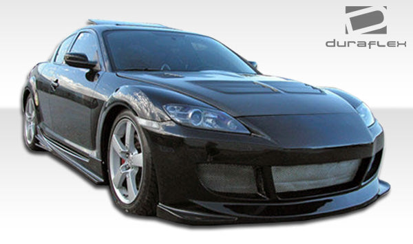 2004-2008 Mazda RX-8 Duraflex Velocity Body Kit - 4 Piece - Includes Velocity Front Bumper Cover (102299) Velocity Rear Bumper Cover (102301) Velocity Side Skirts Rocker Panels (102300)