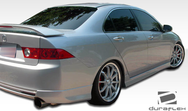 2004-2005 Acura TSX Duraflex J-Spec Body Kit - 4 Piece - Includes J-Spec Front Lip Under Spoiler Air Dam (105223) J-Spec Rear Lip Under Spoiler Air Dam (105225) J-Spec Side Skirts Rocker Panels (105224)