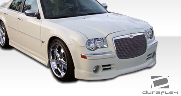 2005-2010 Chrysler 300 Duraflex Elegante Body Kit - 4 Piece - Includes Elegante Front Lip Under Spoiler Air Dam (100629) Elegante Rear Lip Under Spoiler Air Dam (102236) Elegante Side Skirts Rocker Panels (100631)